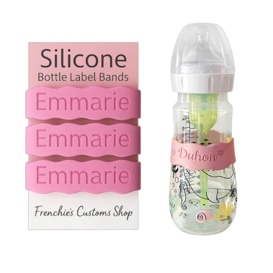 PACK of 3 PERSONALIZED LABELS, Engraved Bottle Label, Silicone Cup Label, Water Bottle Label, Reusable label, School Personalized Label