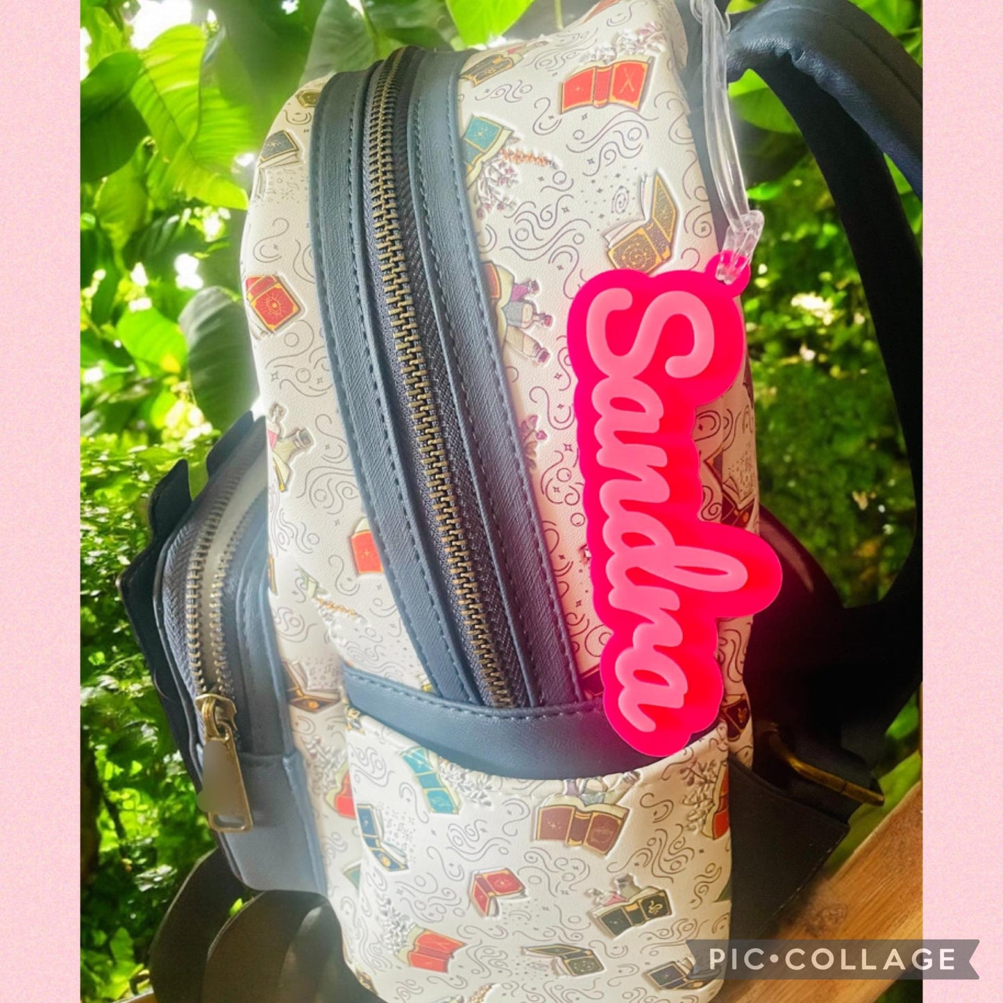 Personalized Name Tag for Backpack, Custom Name Tag for School bag, Glitter Acrylic Name Plate, Name Tag for Water Bottle, Tag for Luggage