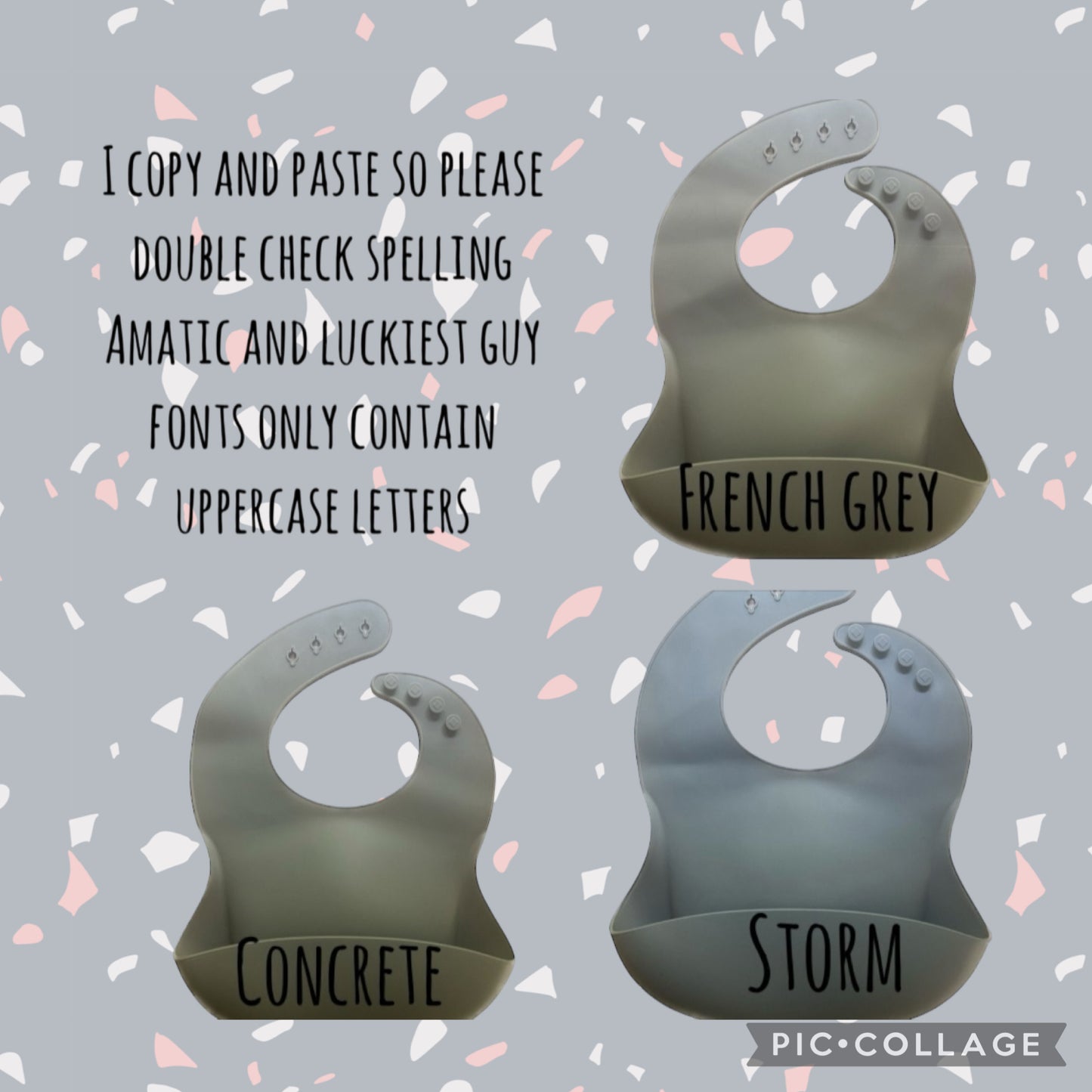 Personalized Silicone Bib for baby, Engraved Adjustable Bib, Bib for toddler, Gift for New Mom, Custom Bib for Daycare, Gift for Baby Shower