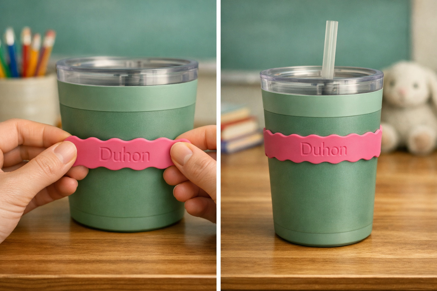 PACK of 3 PERSONALIZED LABELS, Engraved Bottle Label, Silicone Cup Label, Water Bottle Label, Reusable label, School Personalized Label