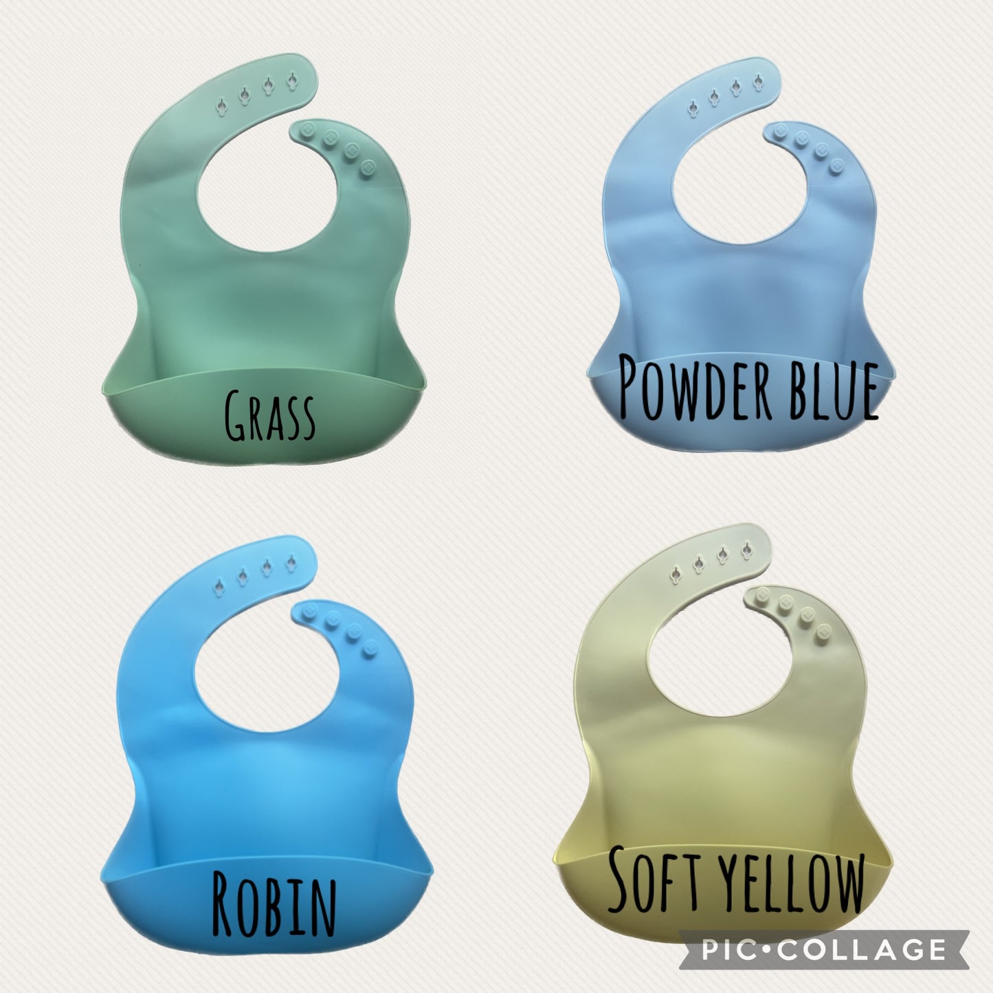 Personalized Silicone Bib for baby, Engraved Adjustable Bib, Bib for toddler, Gift for New Mom, Custom Bib for Daycare, Gift for Baby Shower