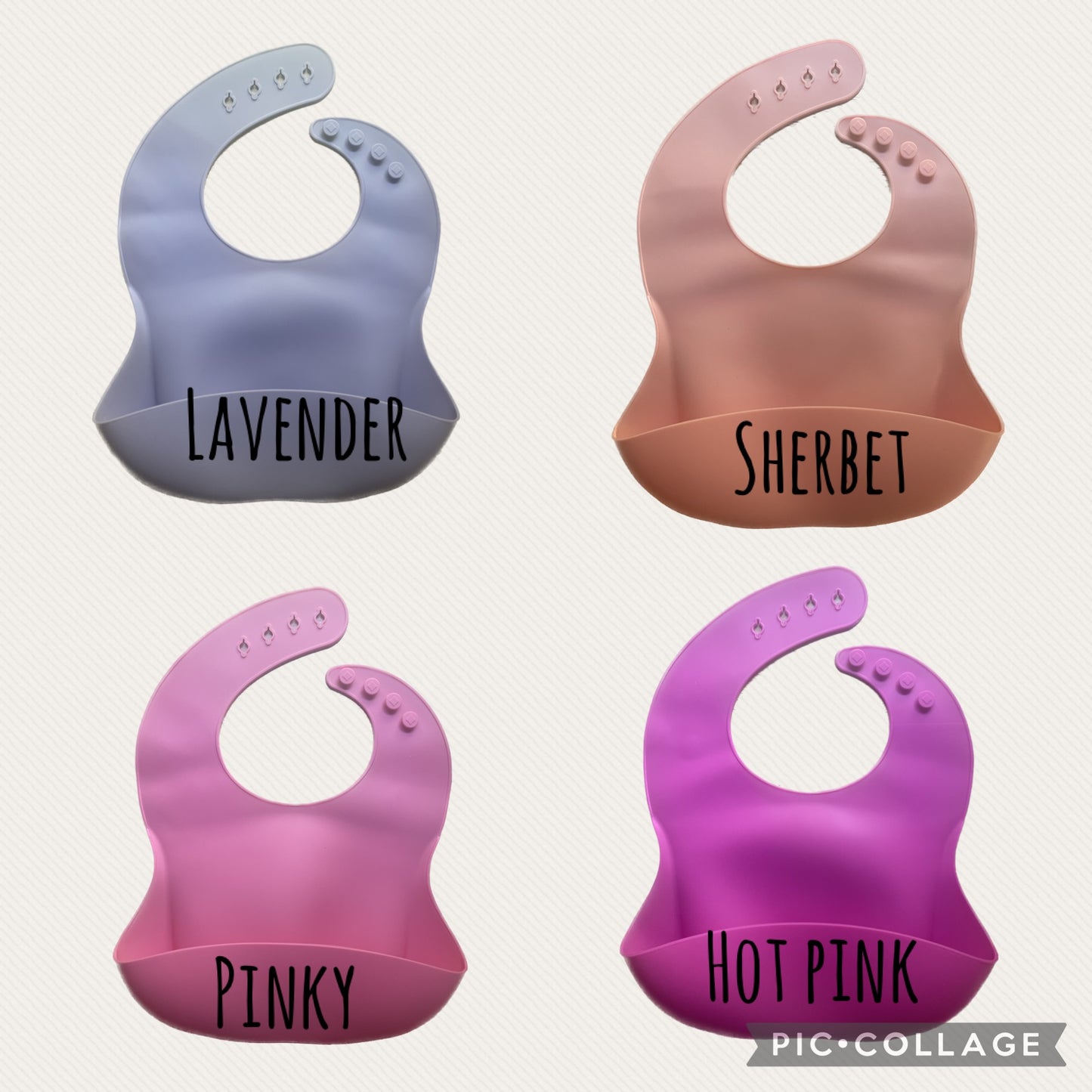 Personalized Silicone Bib for baby, Engraved Adjustable Bib, Bib for toddler, Gift for New Mom, Custom Bib for Daycare, Gift for Baby Shower